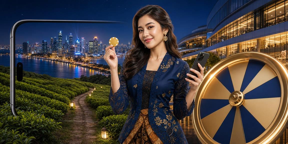 Malay-style festive lucky draw in Johor during a celebratory occasion