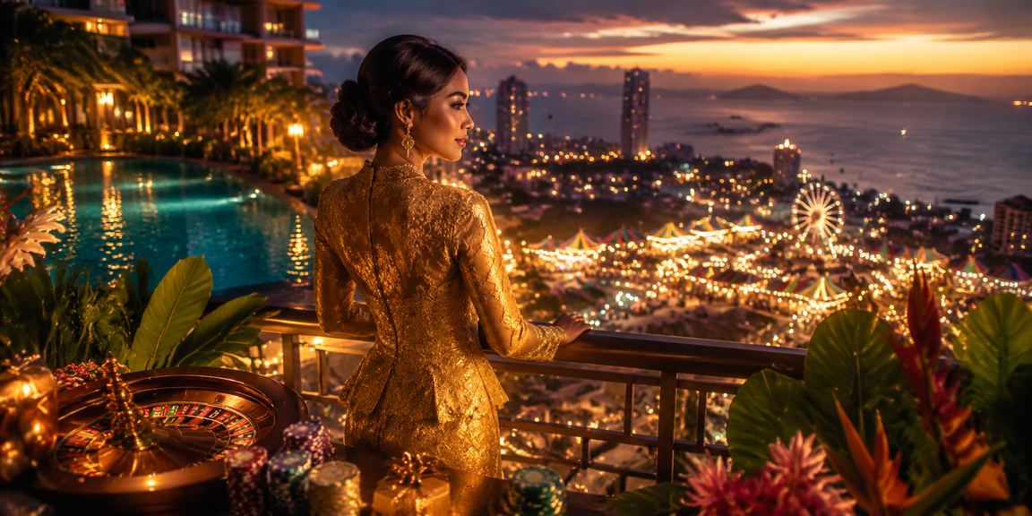 Malaysia kebaya-style roulette game in an entertainment setting